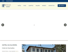 Tablet Screenshot of hoteldaoliveira.com